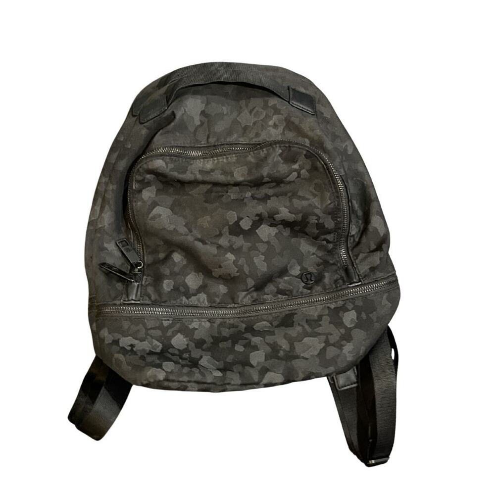 Lululemon City Adventurer Camo Jacquard Backpack Athletic Travel Sporty Chic